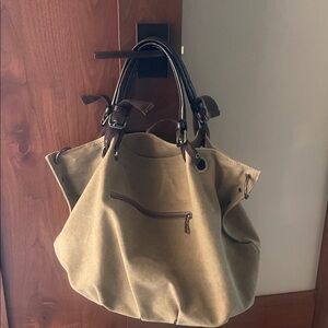 Elegant Tan Tote Bag